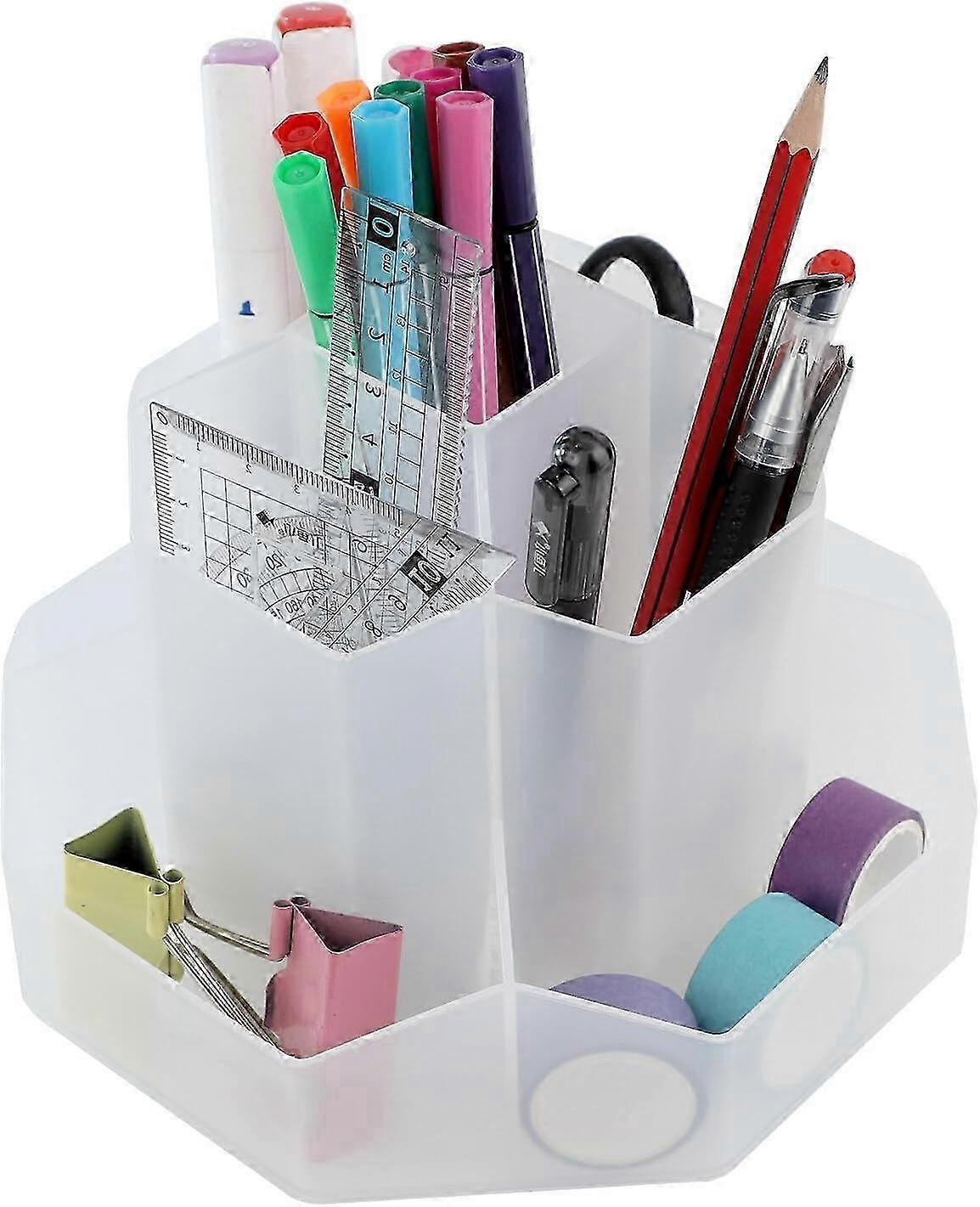 360-Degree Rotatable Large Capacity Desk Storage Pen Holder