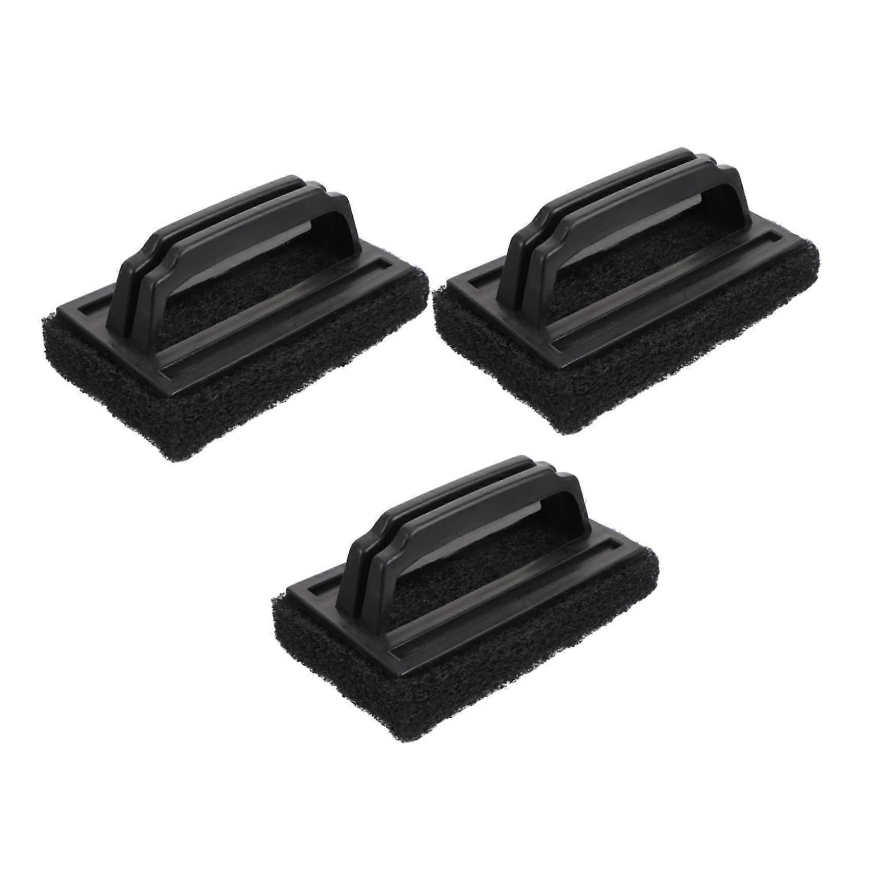 6Pack Grill Cleaning Brush Set: Includes Small Tub, Griddle Block, Brush, Scraper, Sponge