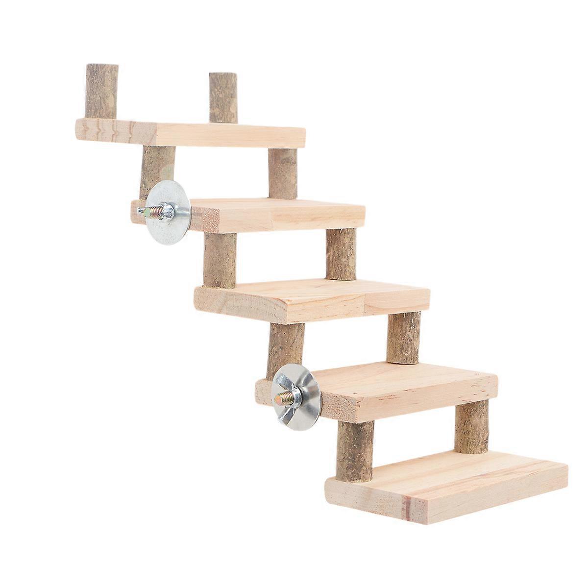 Pet Ladder for Small Birds and Hamsters – Safe Climbing Playground for Cockatiels, Parakeets, and Parrots to Chew, Climb, and Exercise