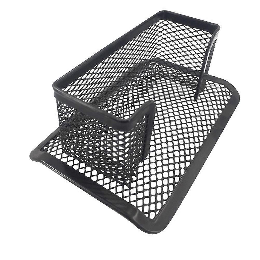 Business Card Holder Metal Business Cards Container Office Desk Storage Display Rectangular Simple Design 1Pcs