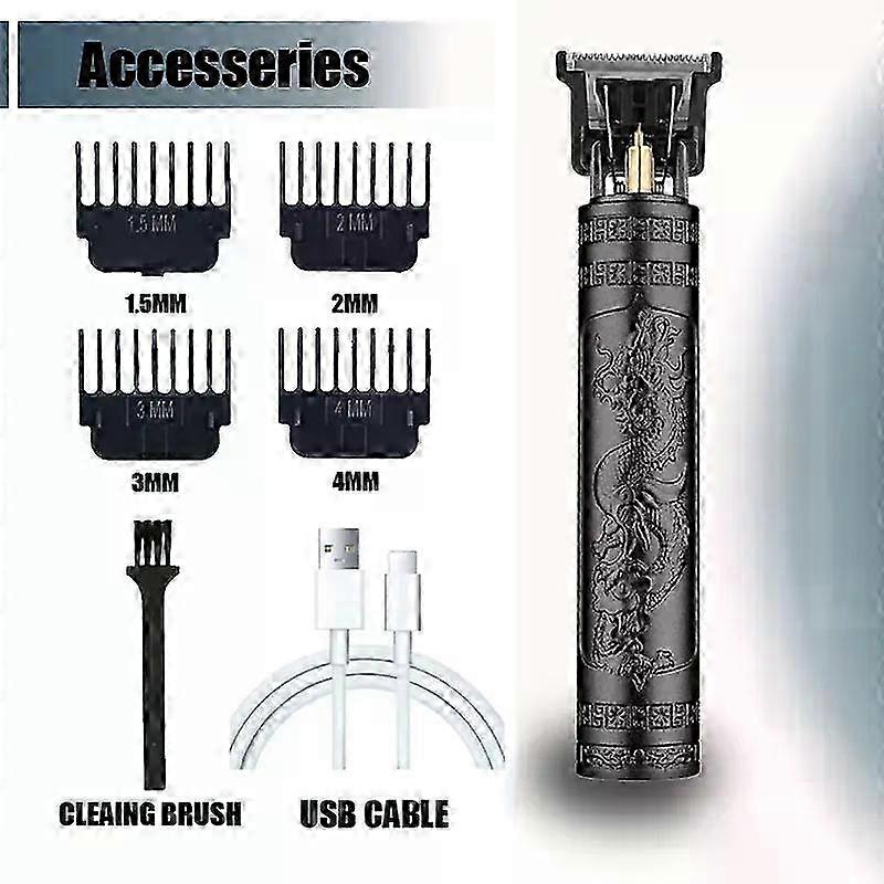 Vintage T9 Electric Hair Cutting Machine Hair Clipper Professional Rechargeable Barber Trimmer for Men