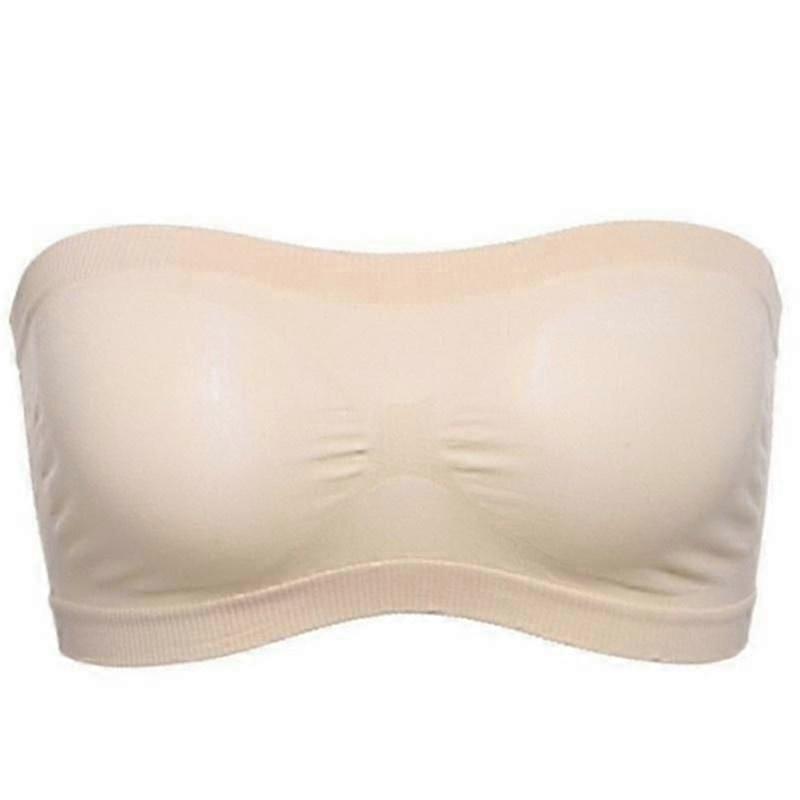 Női cső felső pánt nélküli Bandeau melltartó mindennapi viselethez Fehérnemű Essentials