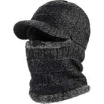 Warm Knitted Balaclava Beanie for Cycling and Skiing - Universal Size