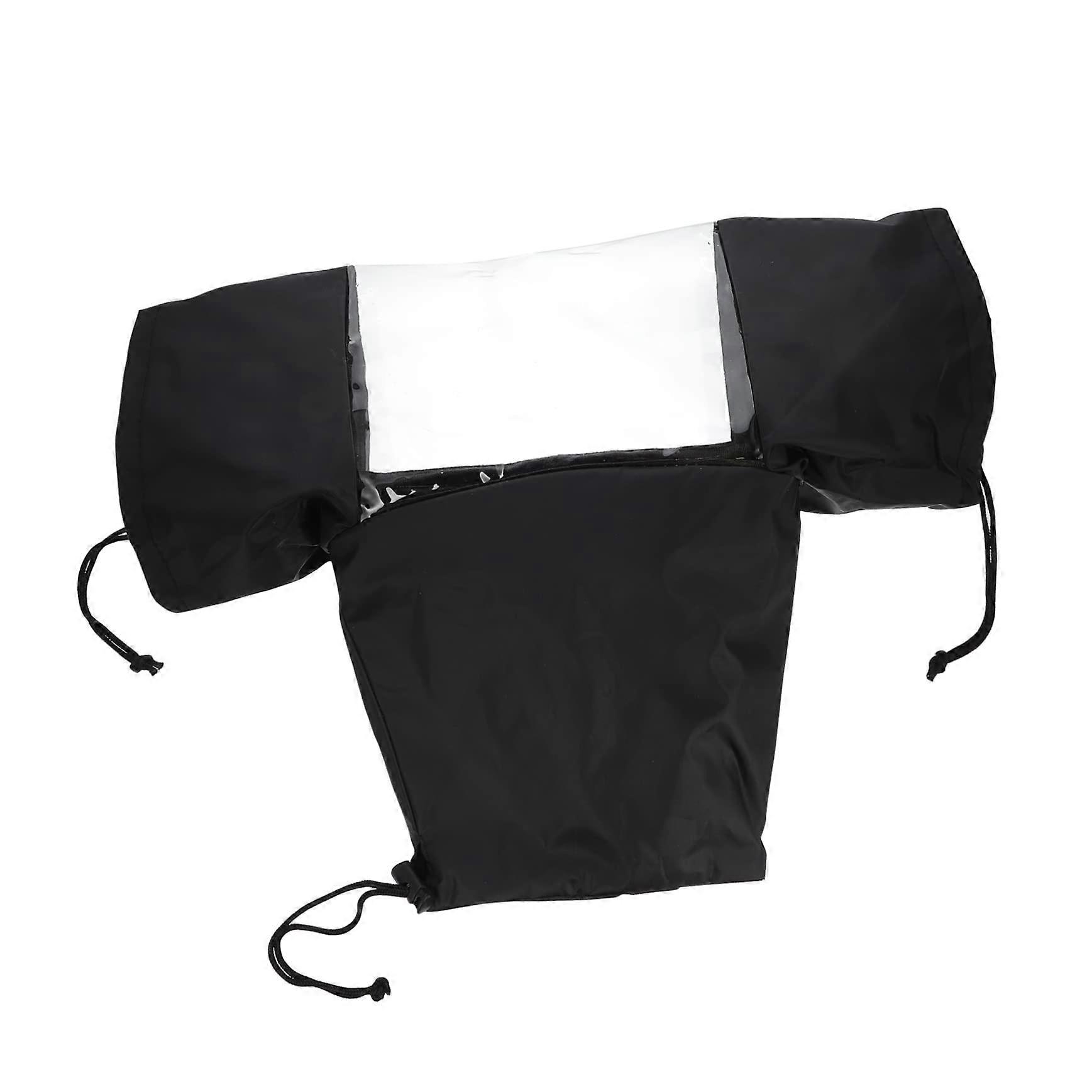 Camera Rain Cover for DSLR and Digital Cameras - Waterproof Black Cloth with Adjustable Fit and Enhanced Protection