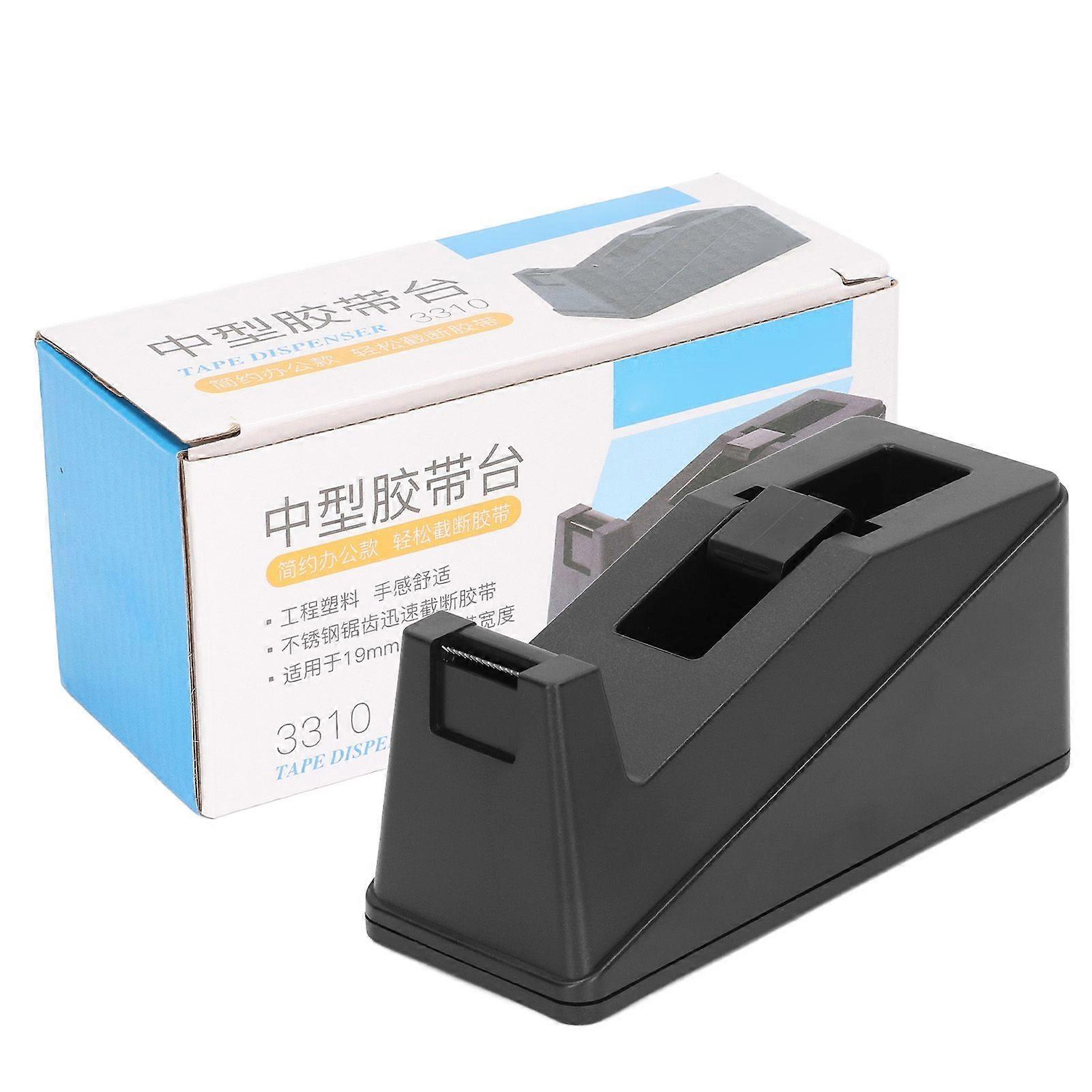 2025 Latest Model Tape Dispenser Large Black Desktop Anti Slip Rust Resistant