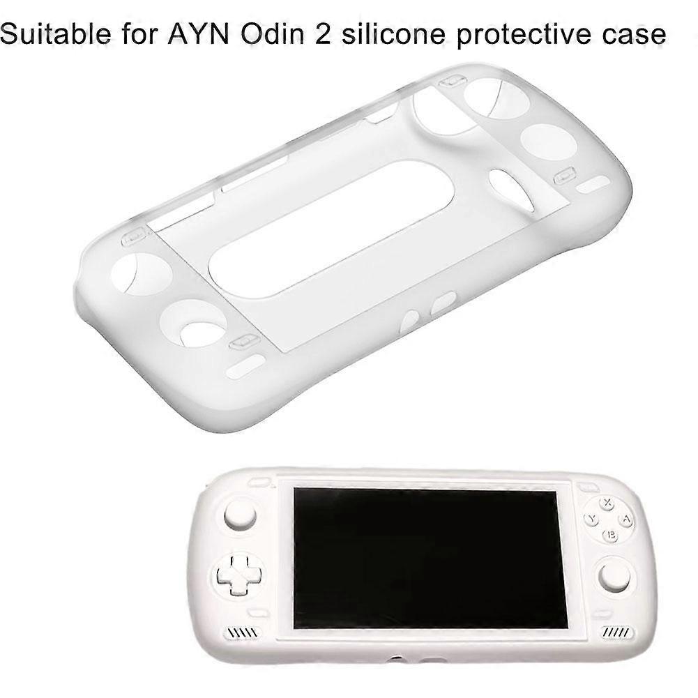 White(A)$Suitable for Odin2 handheld game console silicone case TPU plastic shell For Odin2 handheld game console protective case protective case