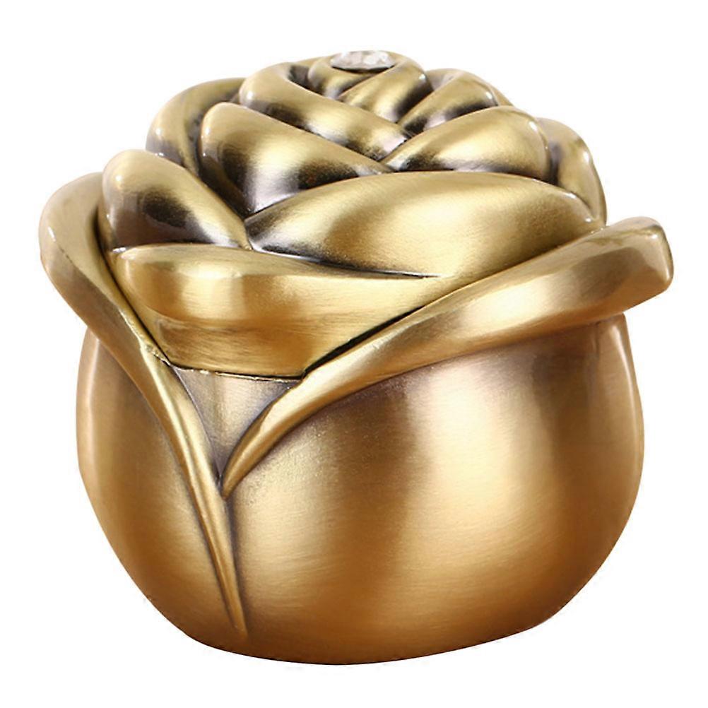 Small Trinket Box Jewelry Holder For Homeowners Assorted Color 2.1×2.1×1.9in 1Pc