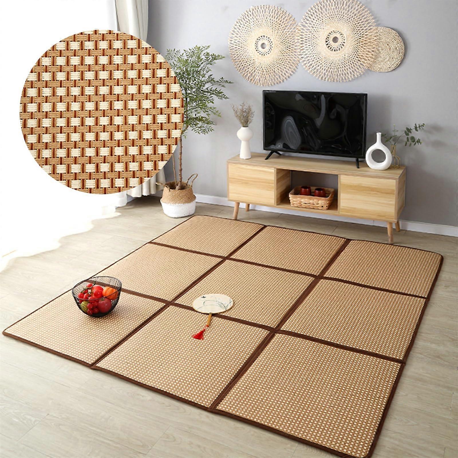 Japanese mat, foldable floor mattress, cooling rattan, futon for living room, bedroom Ref: 2364
