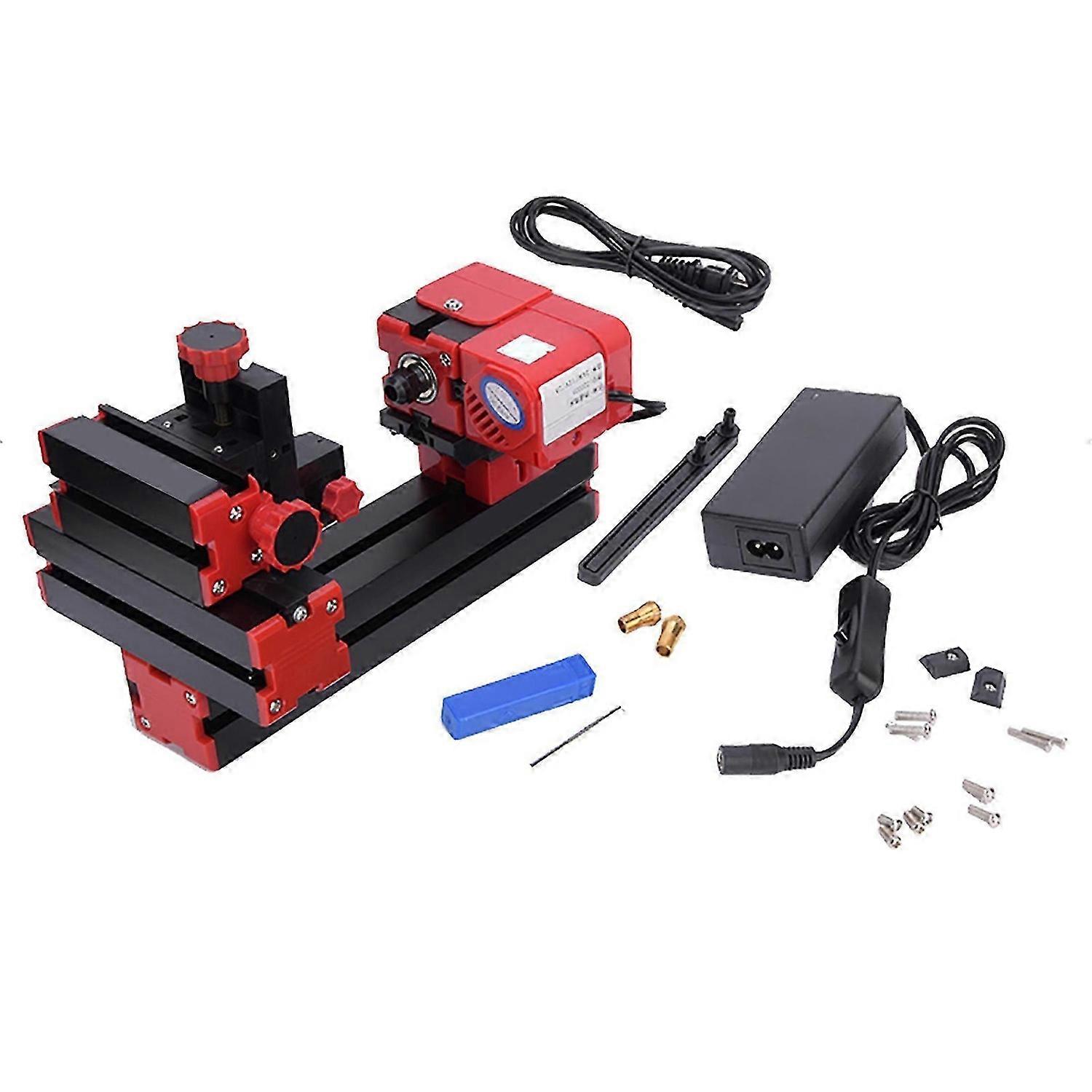 6 in 1 Mini Motorized Lathe Machine Multi Functional DIY Woodworking Tool