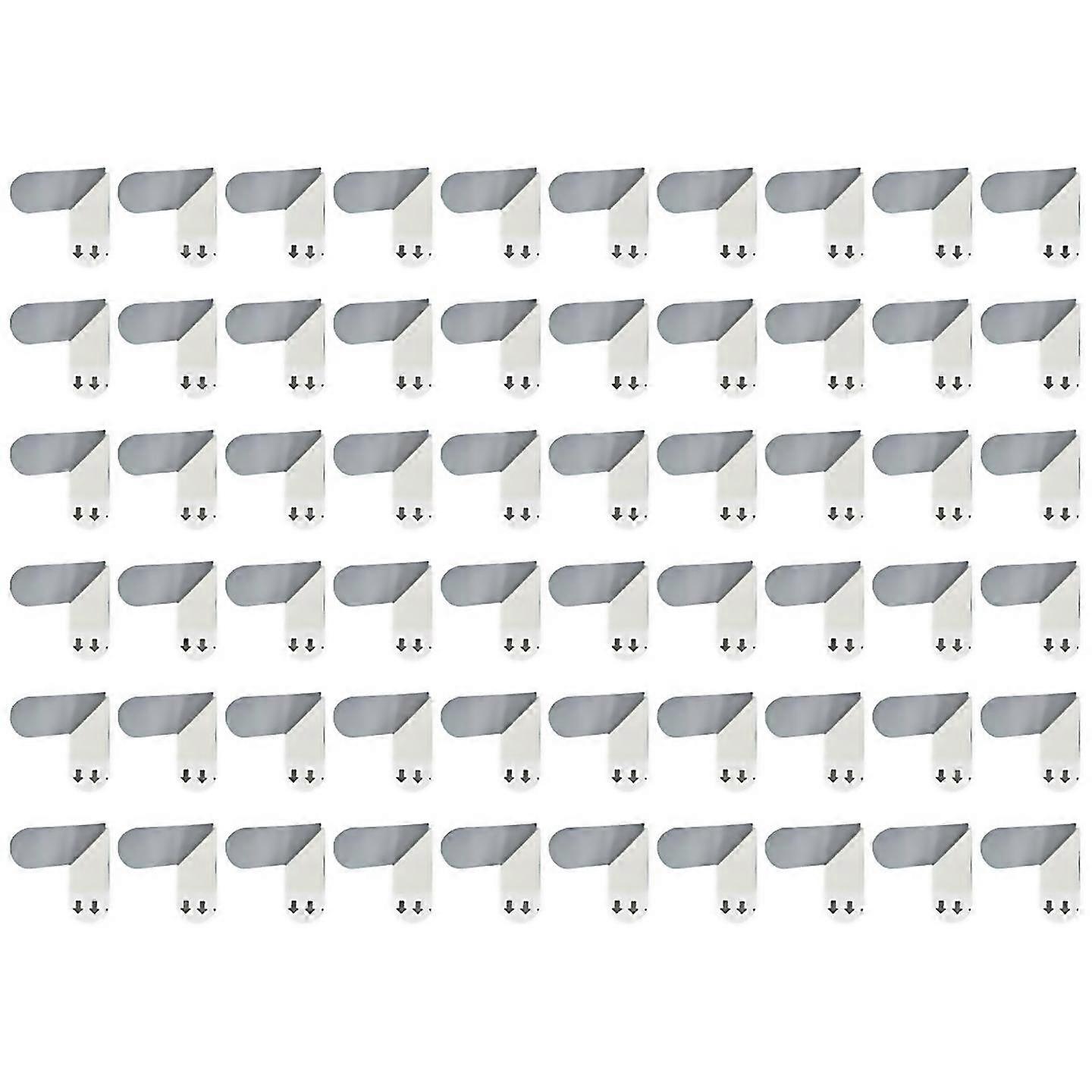 For 60pcs Wall Poster Picture Hanging Strips Stretch Remove Cleanly