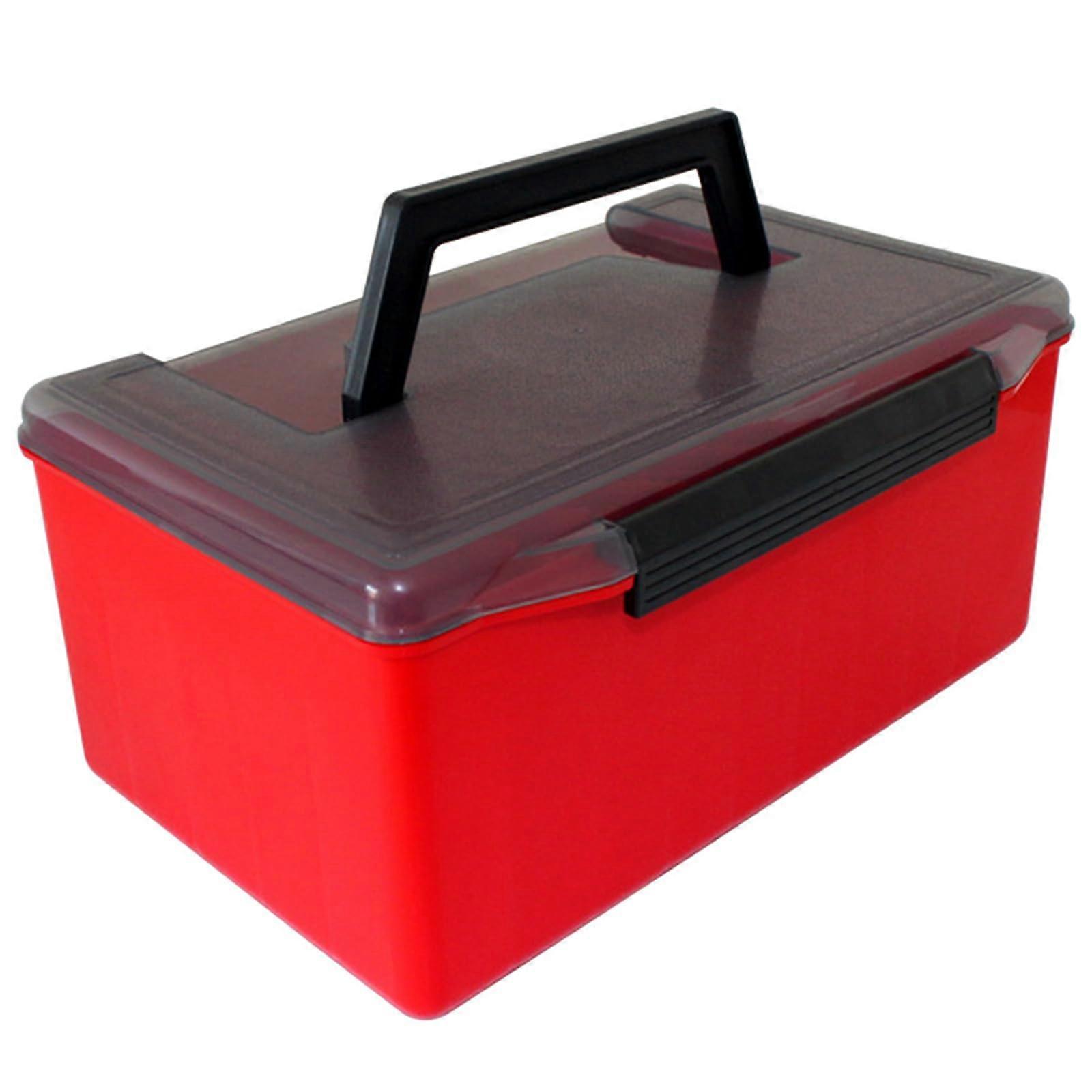 Portable Fishing Box 52 Grids Fishing Tackle Box Storage Organizers Squid Jigs Hard Lures Tool Case Fishing Lined Box Ref: 2197