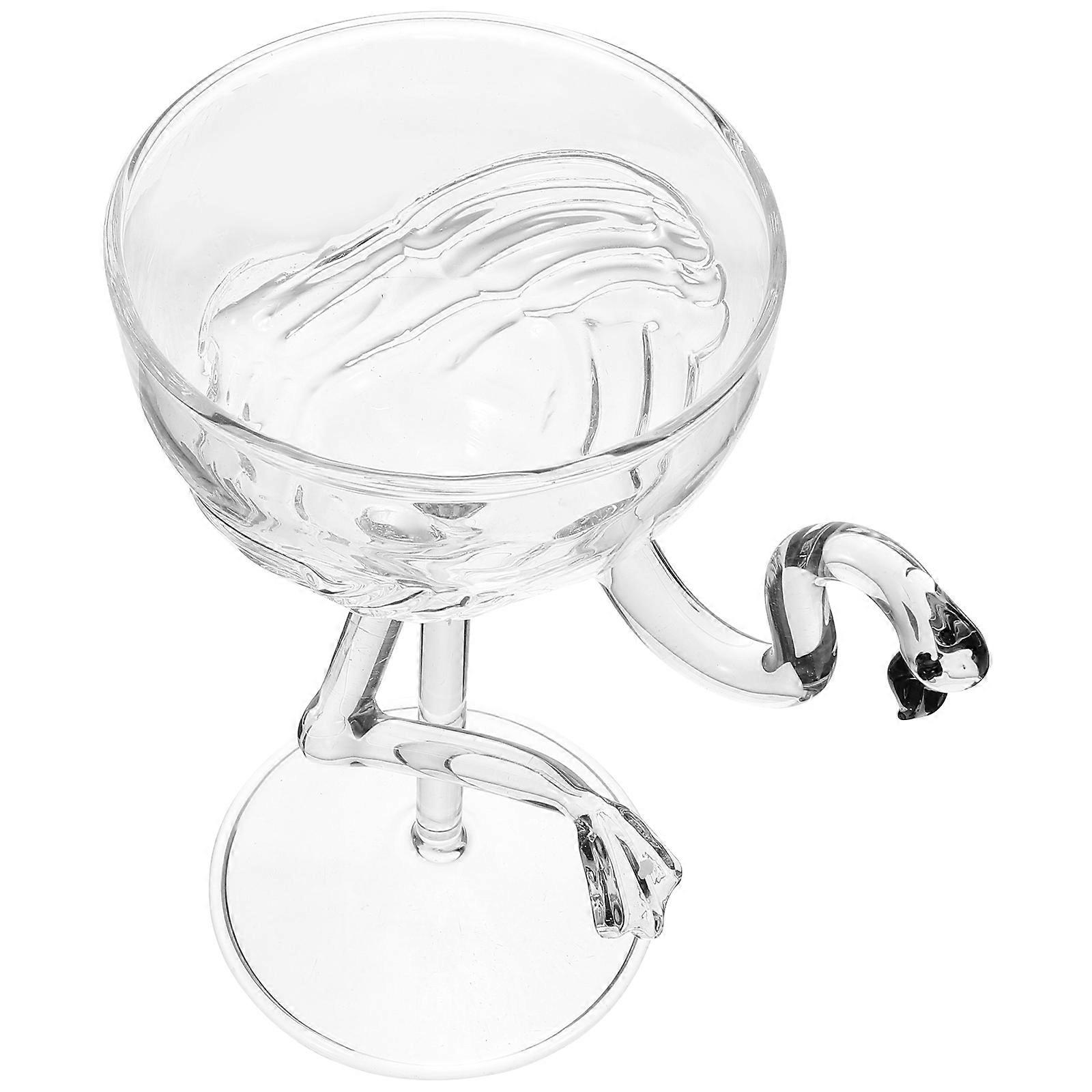 Flamingo Cocktail Goblet – Elegant Decorative Glass for Parties, Weddings & Home Bar Decor – Versatile Tableware for Wine and Cold Drinks