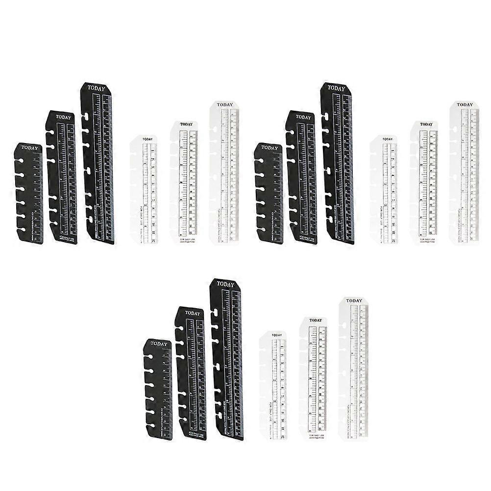 Reading Ruler Planner Bookmark Rectangular Shape Plastic Bookmark 18Pcs