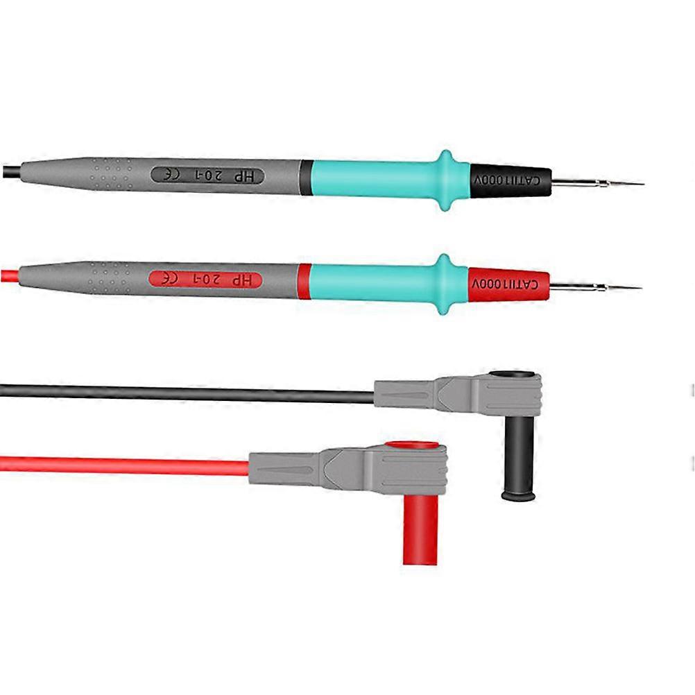 Multimeter Test Lead Replacement Insulation 1000V/20A Multimeter Probe Electrical Testing Technicians 1Pair