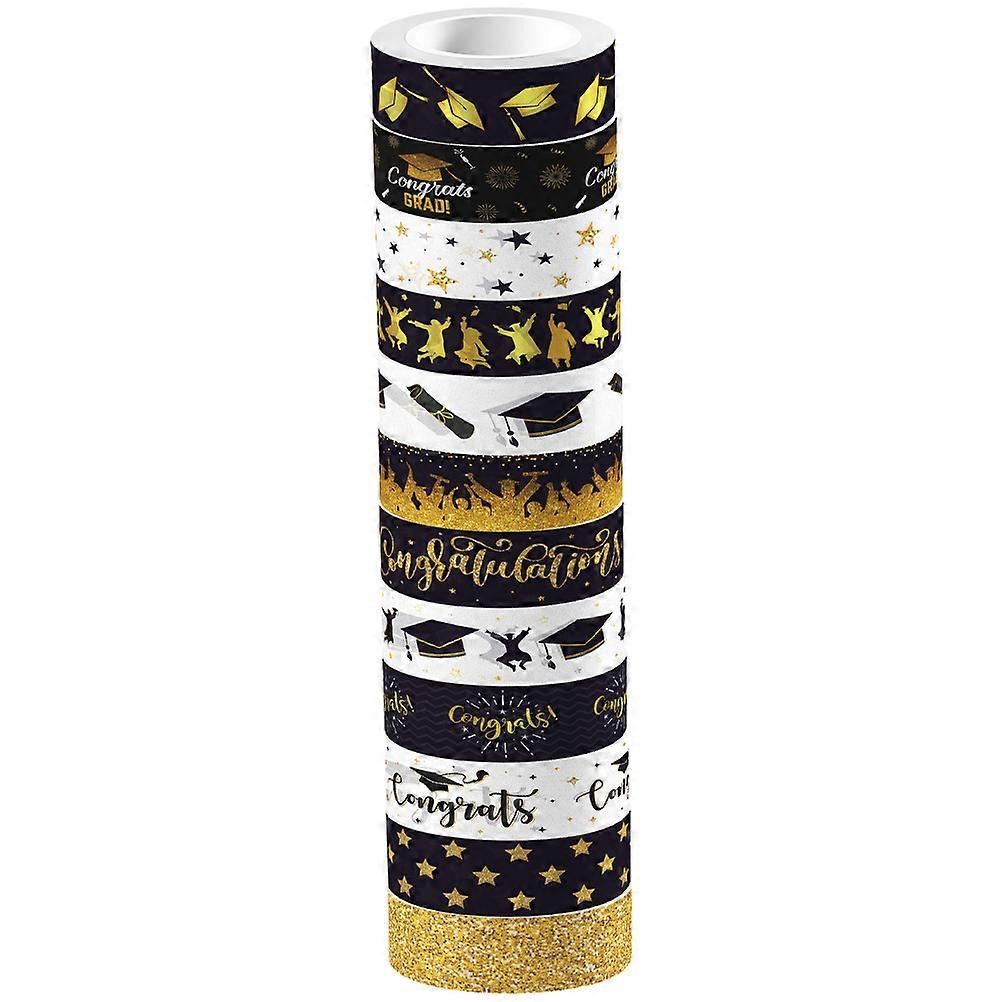 Craft Style Washi Tapes for Classroom Use Assorted .00X1.50X0.10CM Scrapbooking 12 Rolls