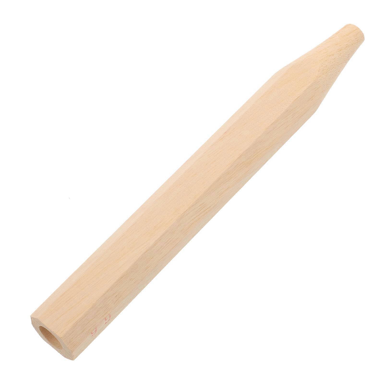 Wooden Badminton Grip Replacement Handle for Easy Repair, Durable Construction & Comfortable Play, Compatible with Various Rackets
