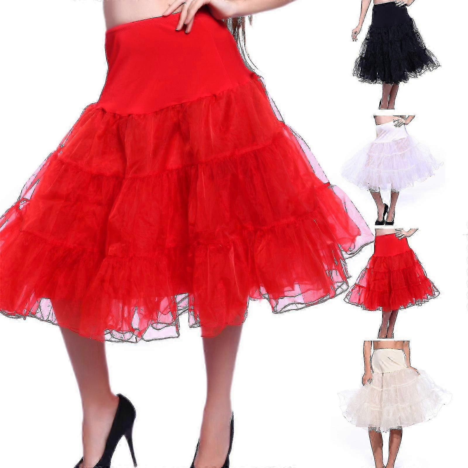 27" rétro jupon des années 50 Swing Vintage jupon Rockabilly Tutu fantaisie Net jupe 0619