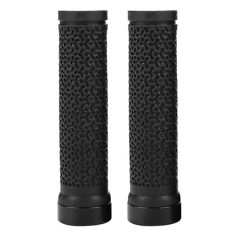 Lock-On Anti-Slip Handlebar Grips for Mountain Bike - Ergonomic Cycling Handlebar Accessories for Improved Control and Comfort