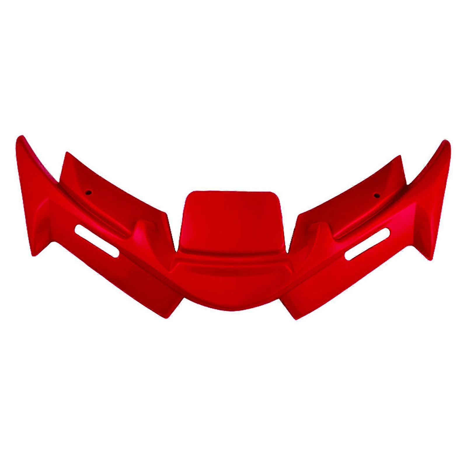 Aerodynamic Motorcycle Front Fairing Wing Motorcycle Airflows Management Wind Resistance Reduction for Bikes V4  Red