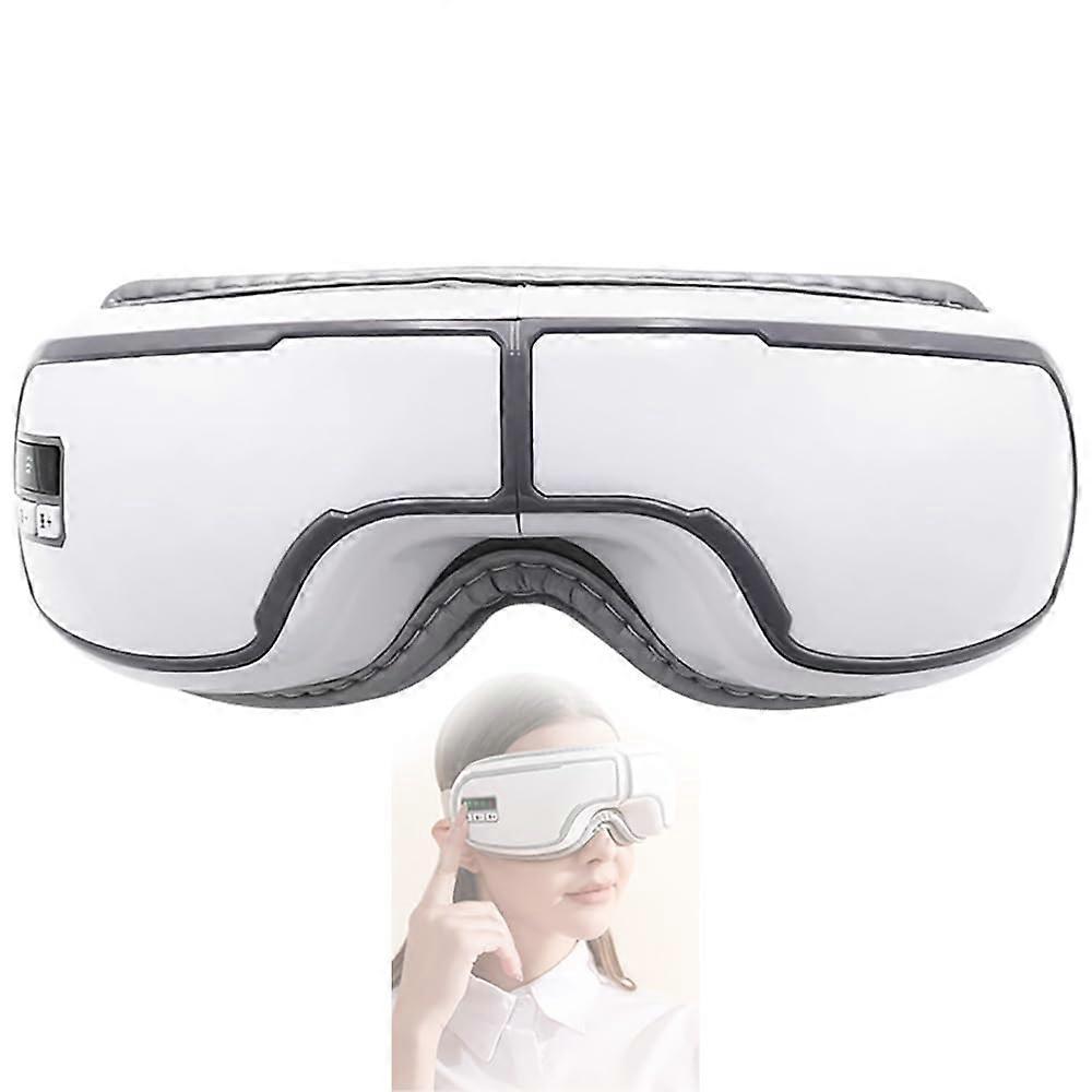 Heat Eye Massager With Atmospheric Pressure Vibration Bluetooth, For Puffy Eyes, Dark Circles, Eye Strain, Gamers And Students