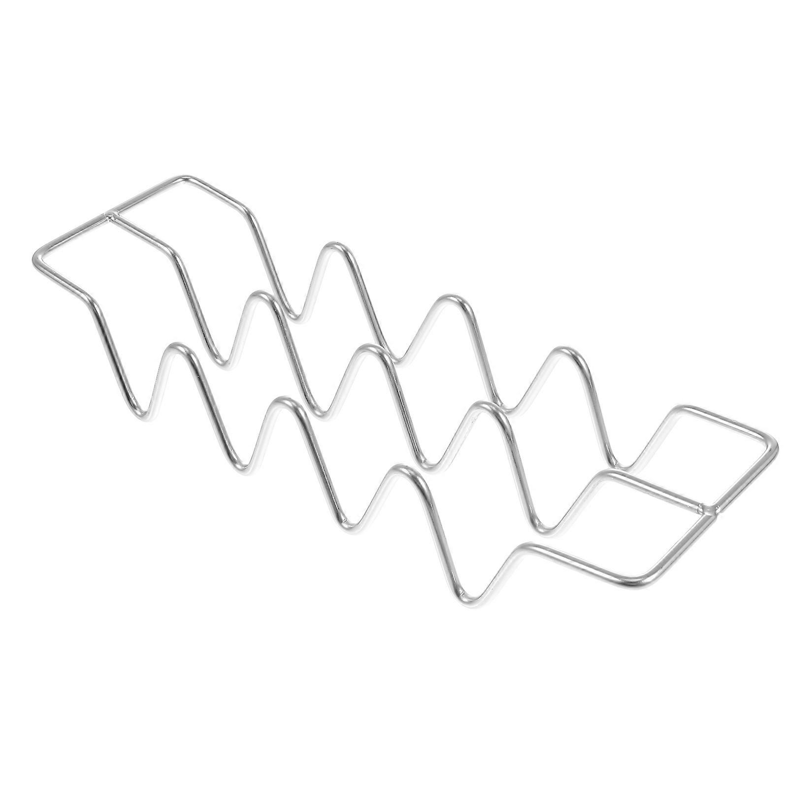 Silver Pancake Rack 25.00X7.80X4.00CM 1Pack For Home Use With Corrosion Resistance Technology