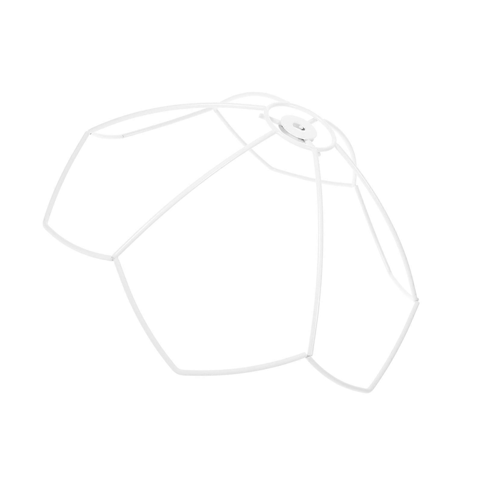 Table Light Cover Racks Iron Wire Lampshades Frame Practical Supports Light Cover Metal Lamp Shade Frame Easy to Install Multicolor