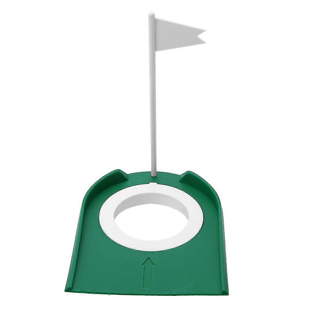Plastic Putting Cup Adjustable White with Practice Flag for Golfers