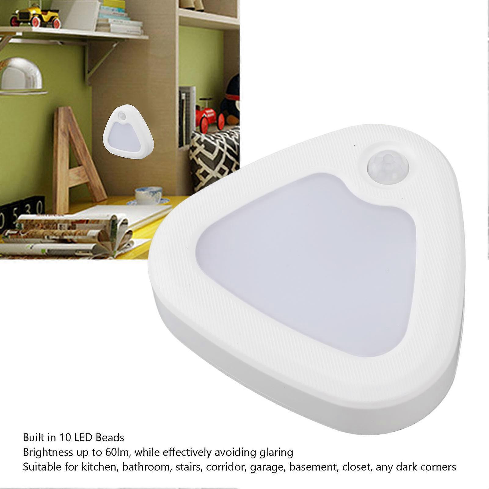 LEDモーションセンサー常夜灯1.5W 60LM 5m 120度検出20秒持続時間モーション活性化ナイトランプ家庭用3200Kウォームホワイト