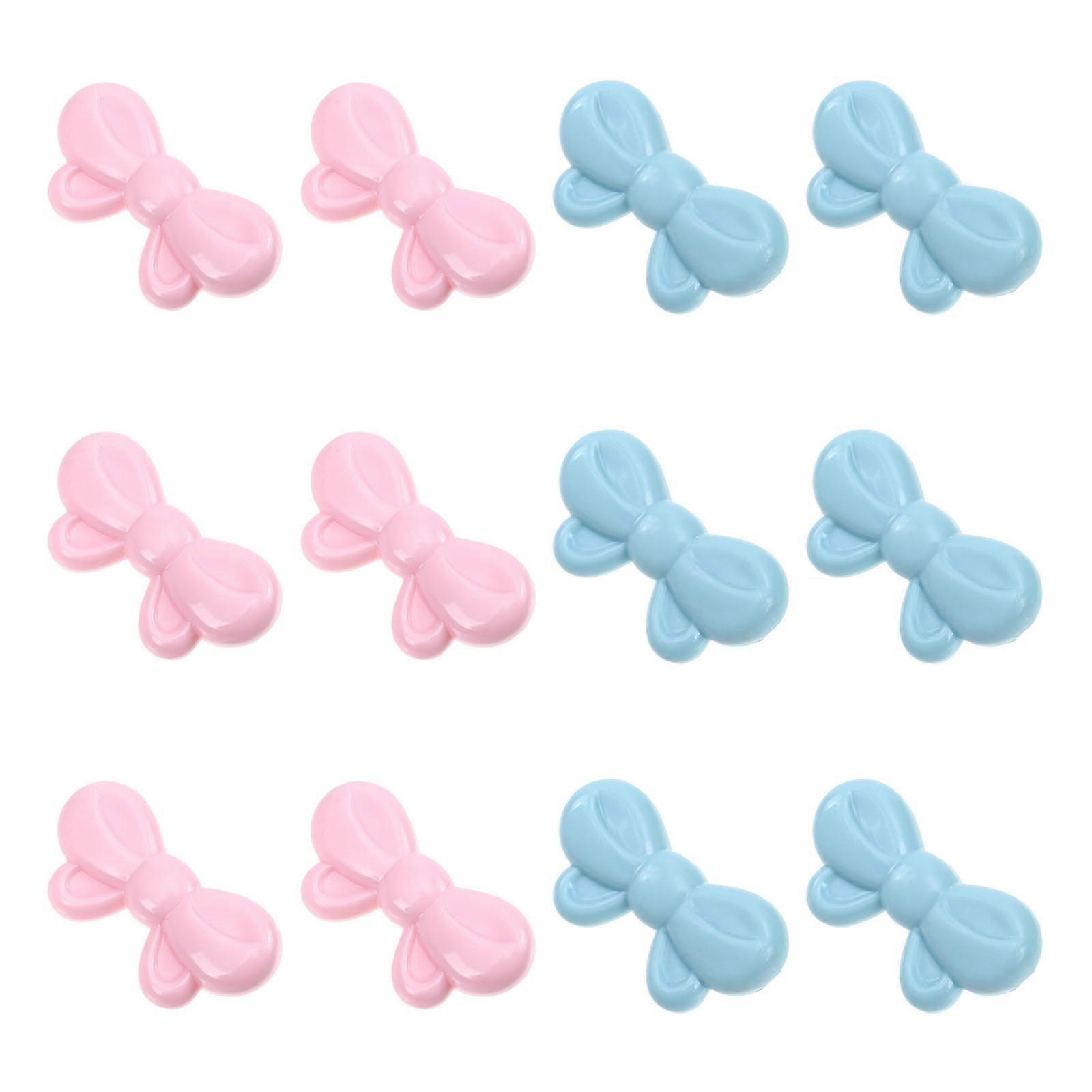 12pcs Durable Safety Pins for Diapers, Crafts & Clothes – Lightweight, Portable, Cute Bow Design Suitable for Newborns