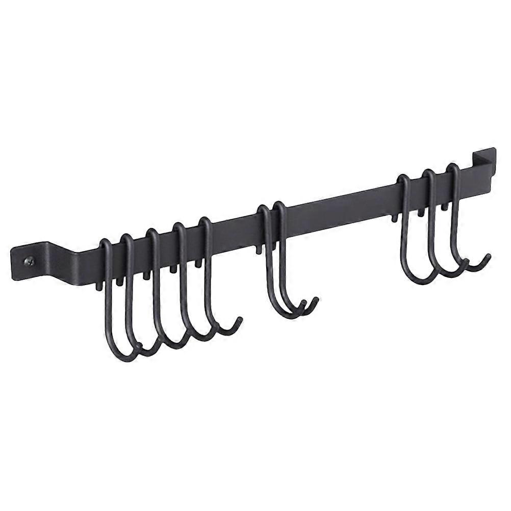 Black Iron Kitchen Shelf for Storage Rack Can Hold Cookware and Tableware Save Space 1pc