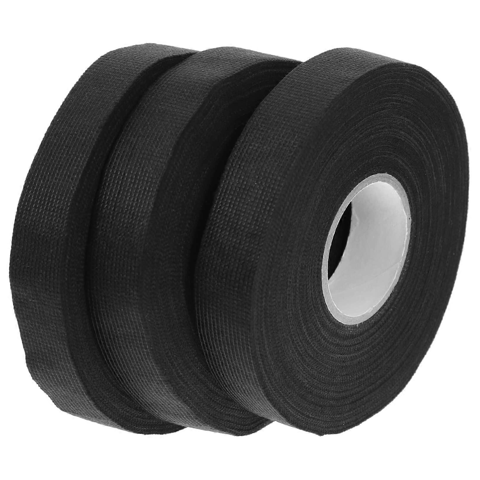 3Roll Adhesive Cable Wrap Harness Tape for Electrical Bundles Durable WearResistant for Cable Insulation Noise Reduction