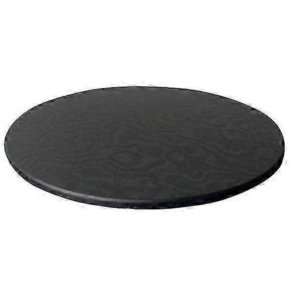 2025 2xWaterproof Non- Fitted Tablecloth Tablecloth Tablecloth 120cm Black