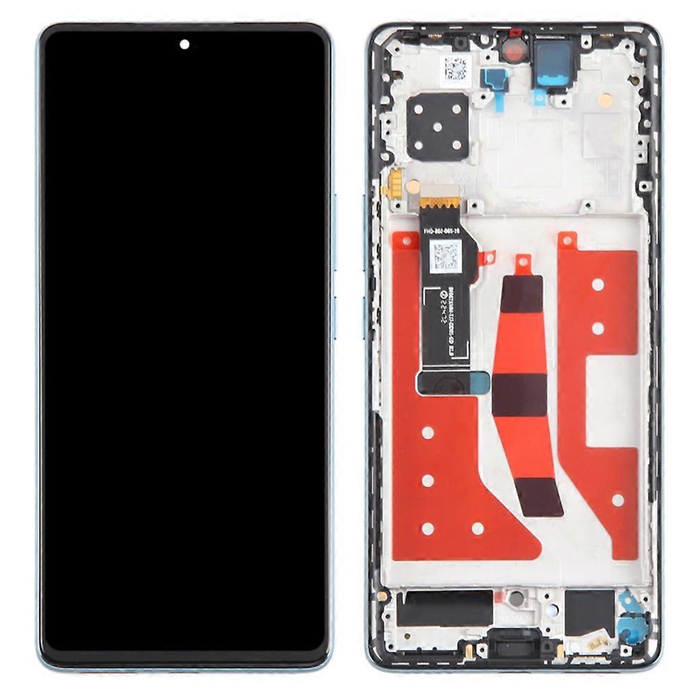 For Honor 80 GT 5G AGT-AN00 OEM Grade S AMOLED Screen and Digitizer Assembly + Frame (Without Logo) - Blue