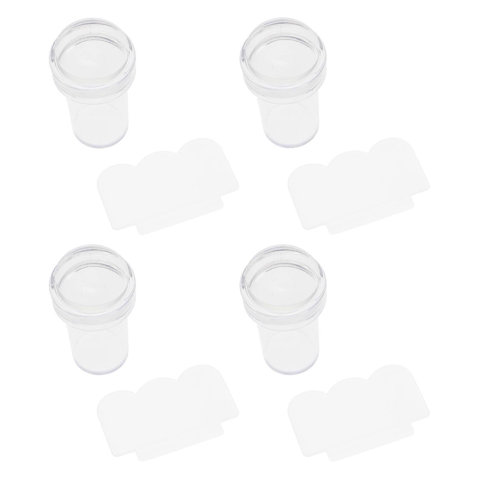 Silicone Nail Stamper Set with Scrapers – Professional Nail Art Tool for Home & Salon Use, Lightweight & Beginner Friendly for DIY Manicure Designs