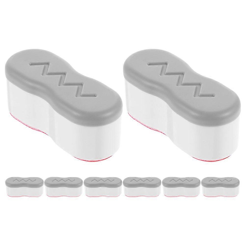 8Pcs Plastic Toilet Seat Buffer Pad Mute Toilet Replacement Toilet Bumper Gasket for Bathroom