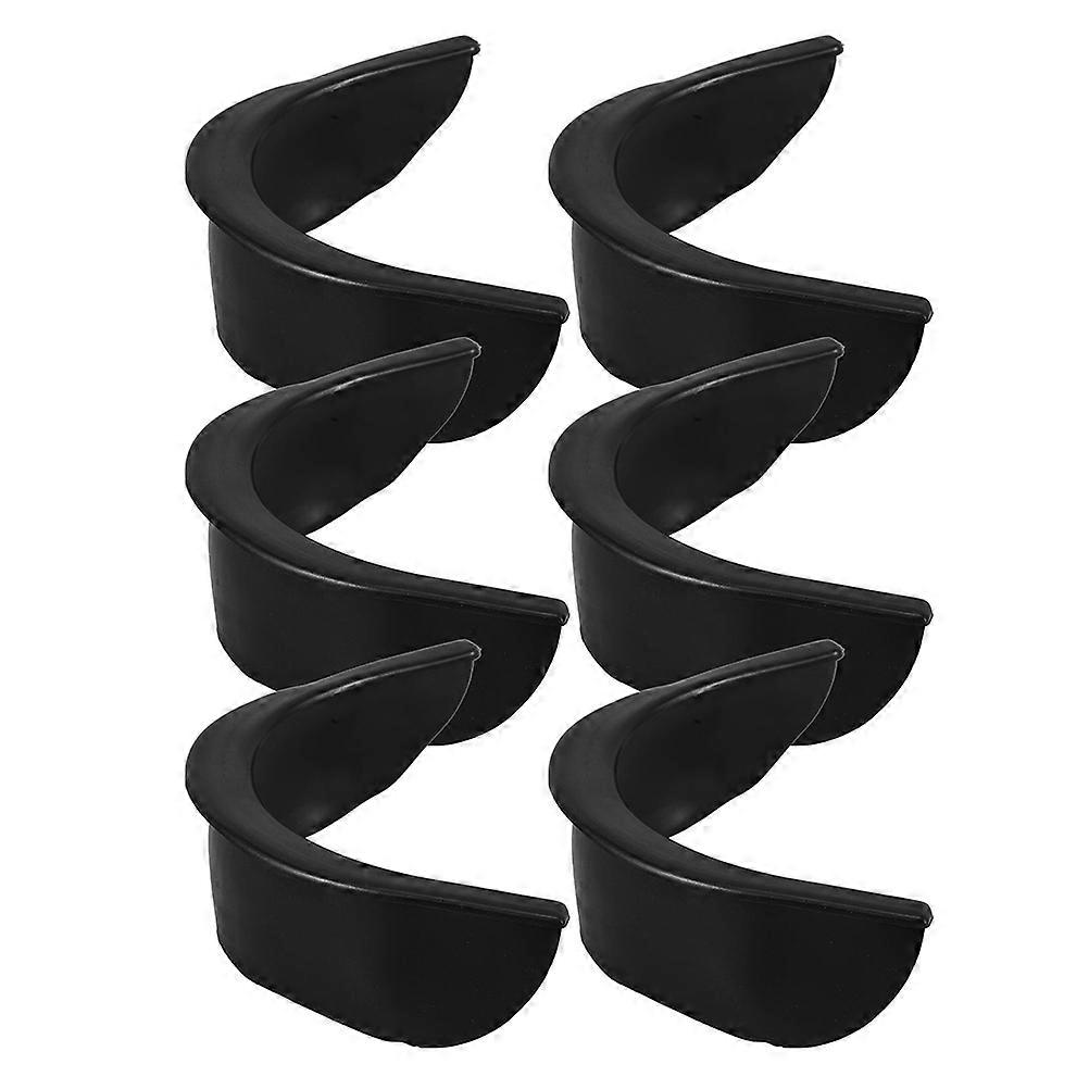 台球洞衬垫游戏增强防滑表面台球桌口袋 4.3X2X2in 6 件