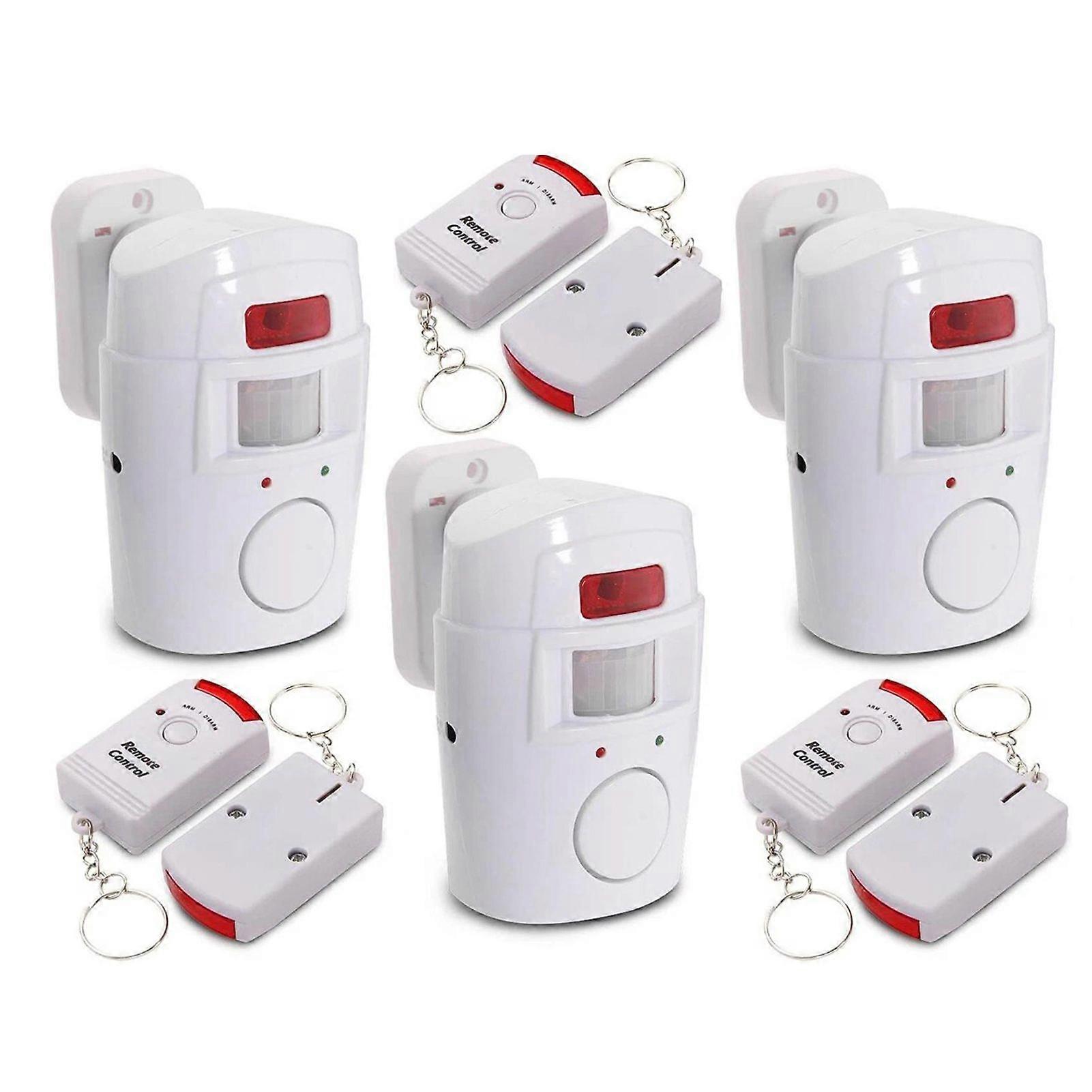 Wireless PIR Motion Sensor Alarm 105dB Home Security System with Remote Control for Home & Garage