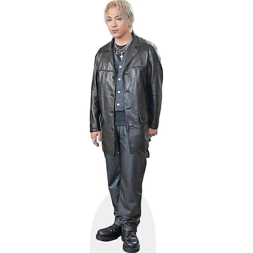 Taeyang (Leather Jacket) Cardboard Cutout (lifesize OR mini size). Standee. Stand Up.