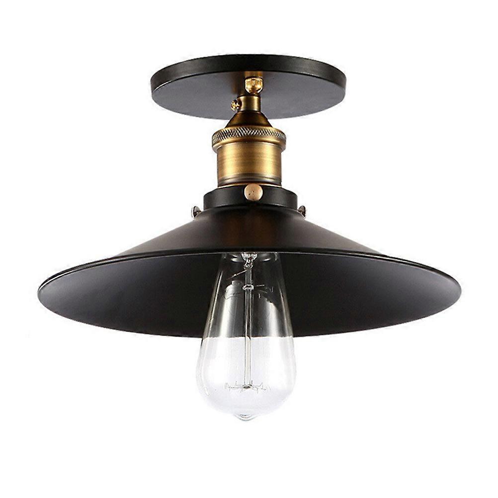 Black PVC Ceiling Light for Kitchen Bar or Dining Room with Durable Construction and Easy Install 1 x E27 Bulb Not Included