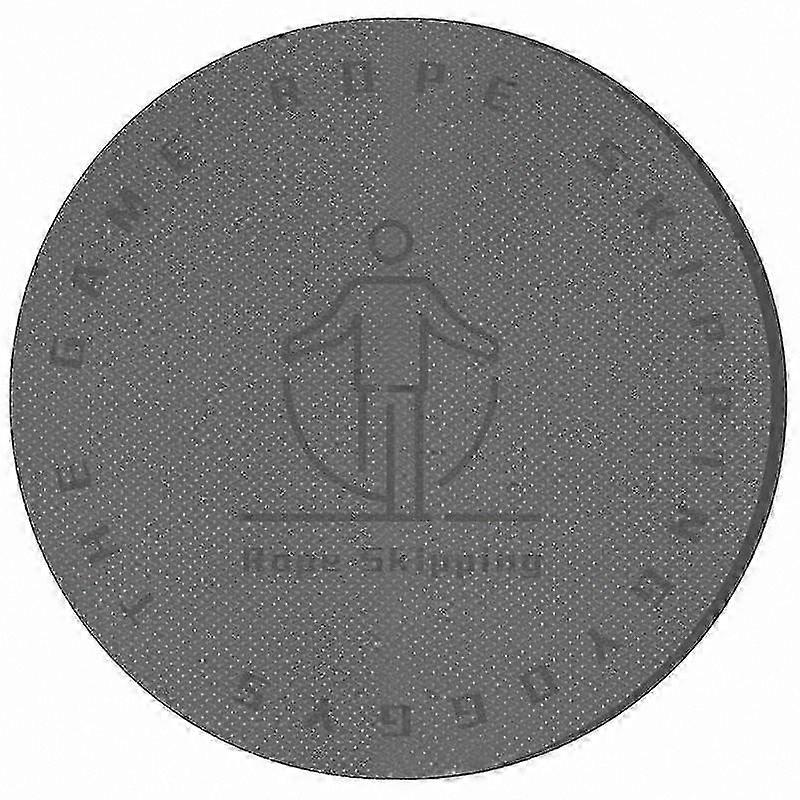 حصيرة تمرين مستديرة للقفز على الحبل واليوغا مع امتصاص الصدمات ودعم الثبات