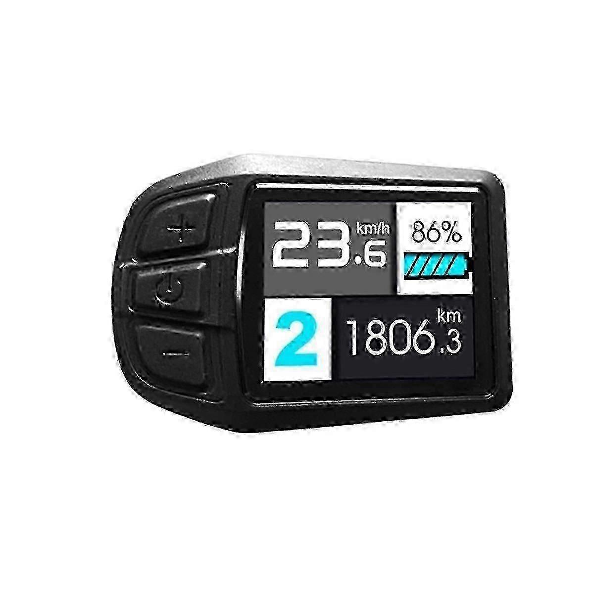 Wyświetlacz Lcd Tft Ukc3 Wskaźnik czasu pracy baterii kompatybilny z rowerem elektrycznym Konwersja silnika 24v 36v 48v-Dobra
