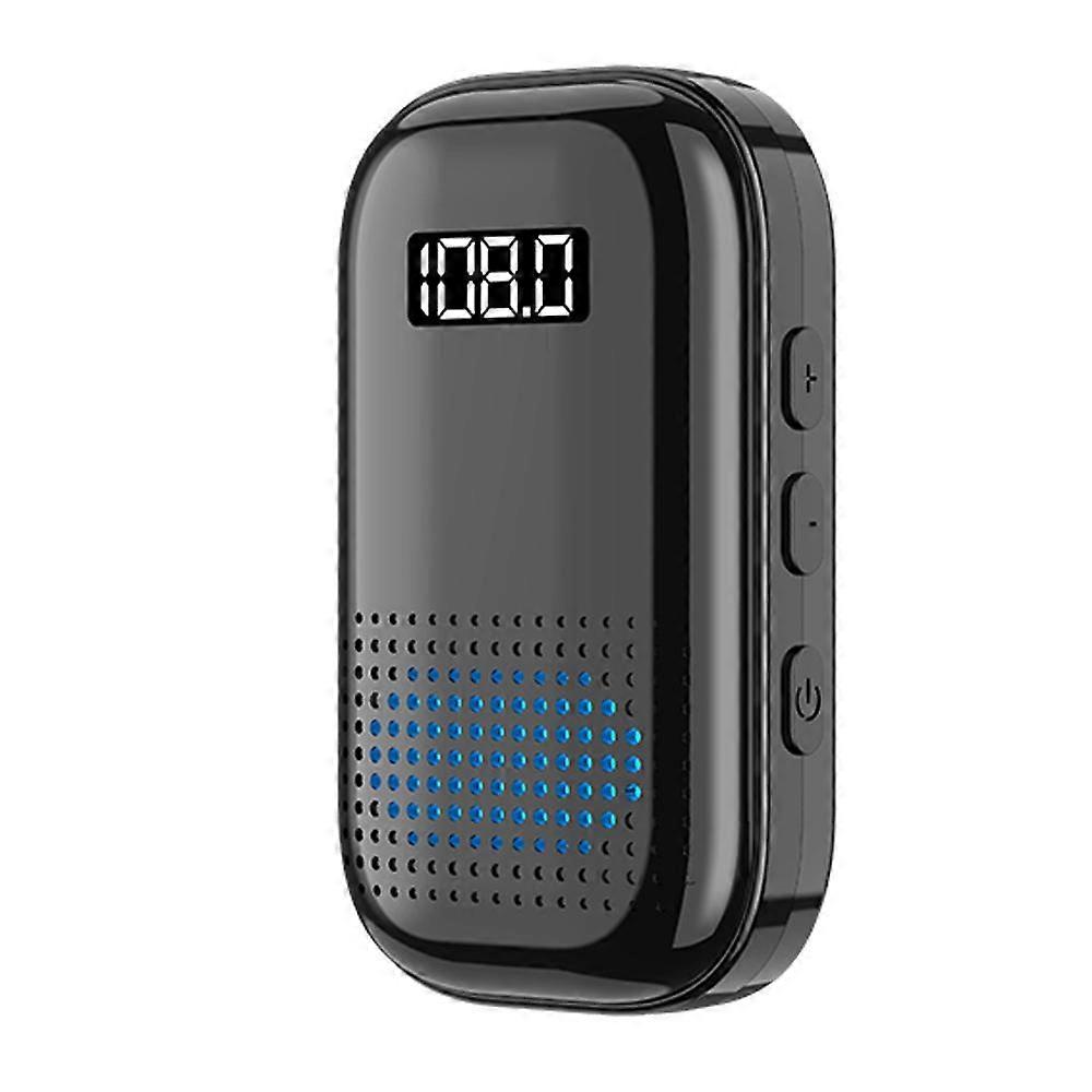 Multifunctional BT5.4 Receiver Wireless Audio Adapter Support TF Card Builtin FM Radio with Clip
