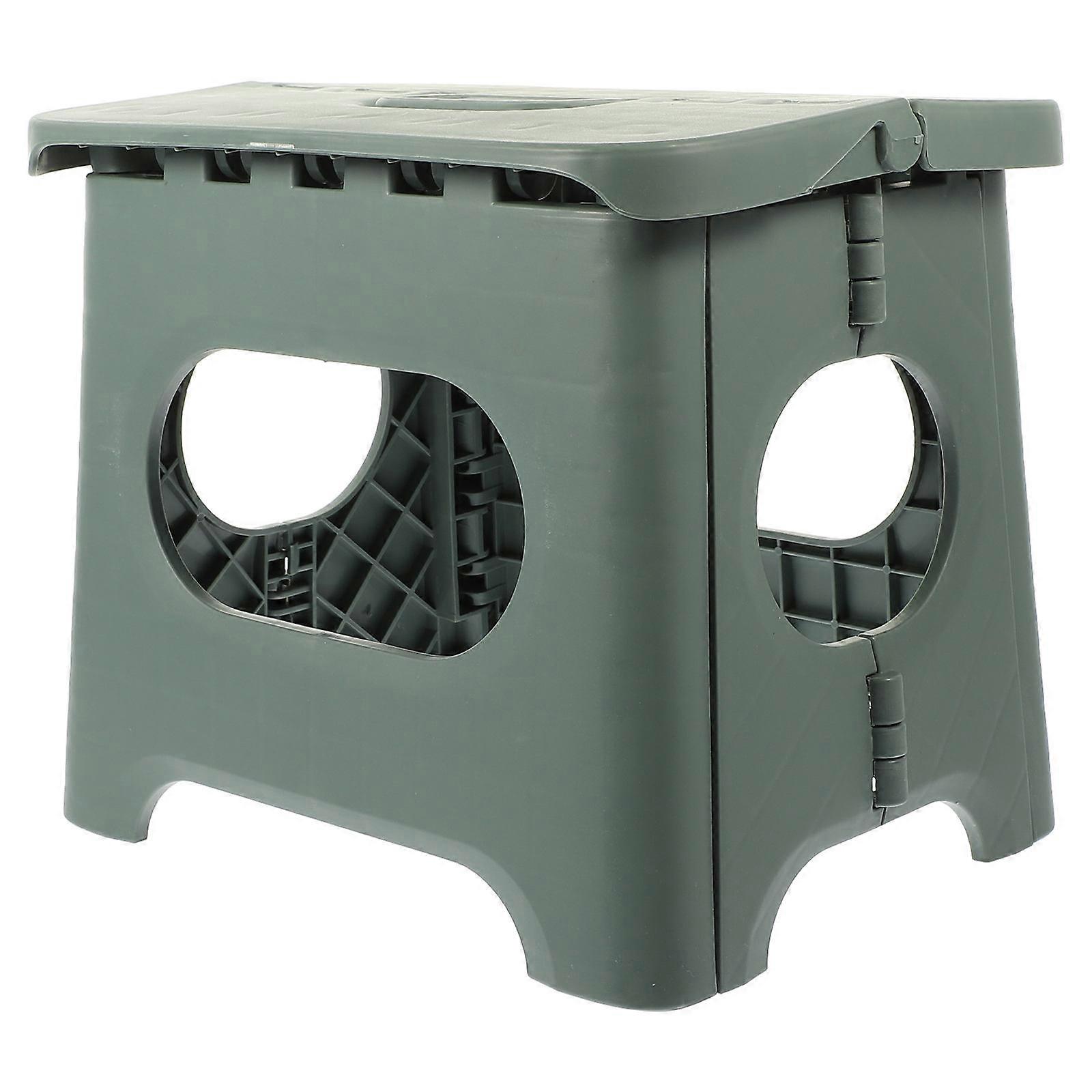 Portable Plastic Stool For Picnic Fishing Lightweight Compact Durable 1Set