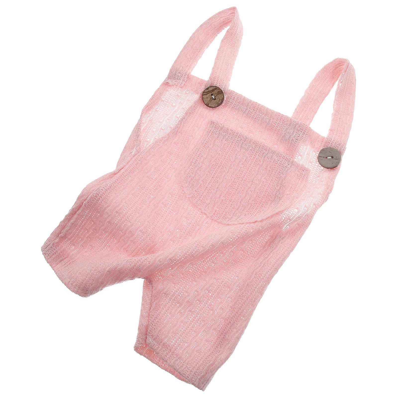 Toddler Summer Jumpsuit 1Pack Comfortable Outfit For Photo Shoot Pink