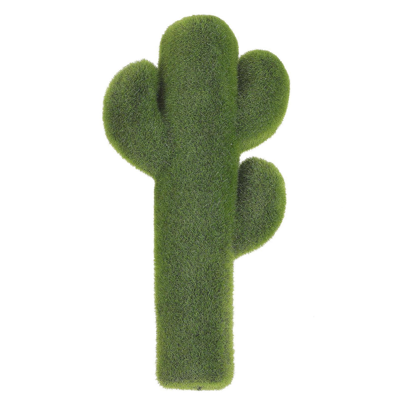 Cactus artificiel en mousse verte pour décoration DIY (1 pièce)