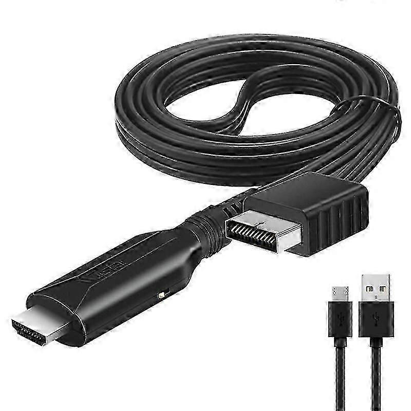 for Playstation 2 PS2 To HDMI-Compatible Adaptor Cable HD RCA AV Audio Video x1