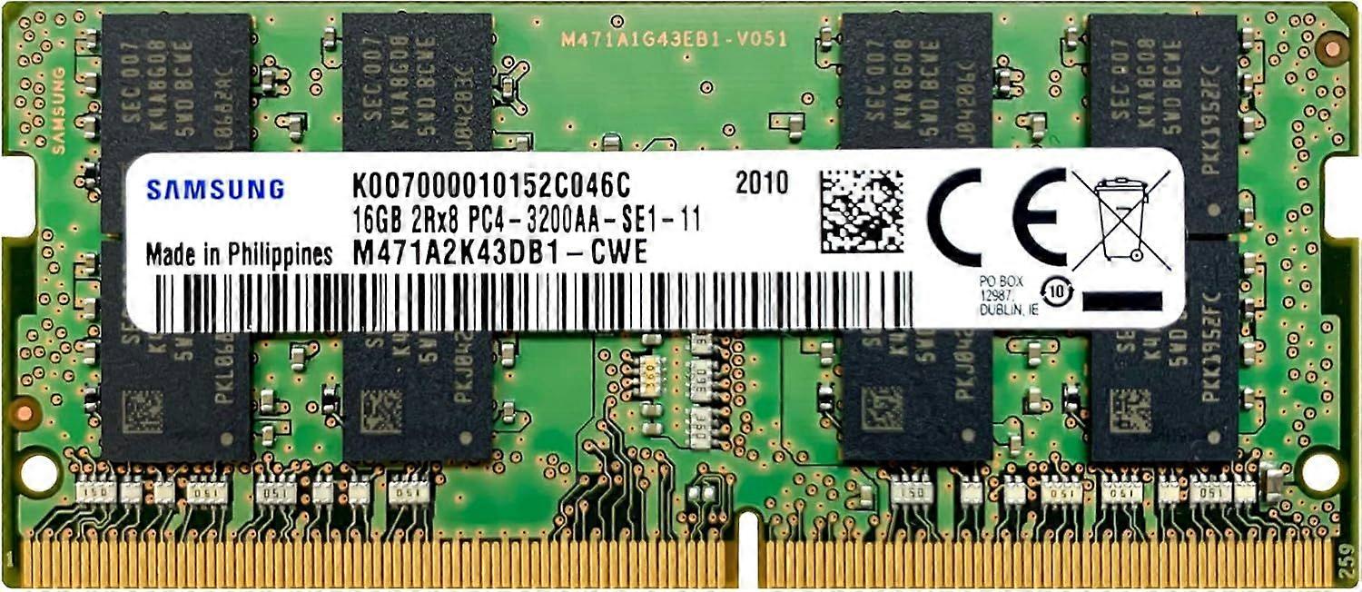 2025 Più recente Samsung 16GB DDR4 3200MHz SODIMM PC4-25600 CL22 2Rx8 1.2V 260-pin