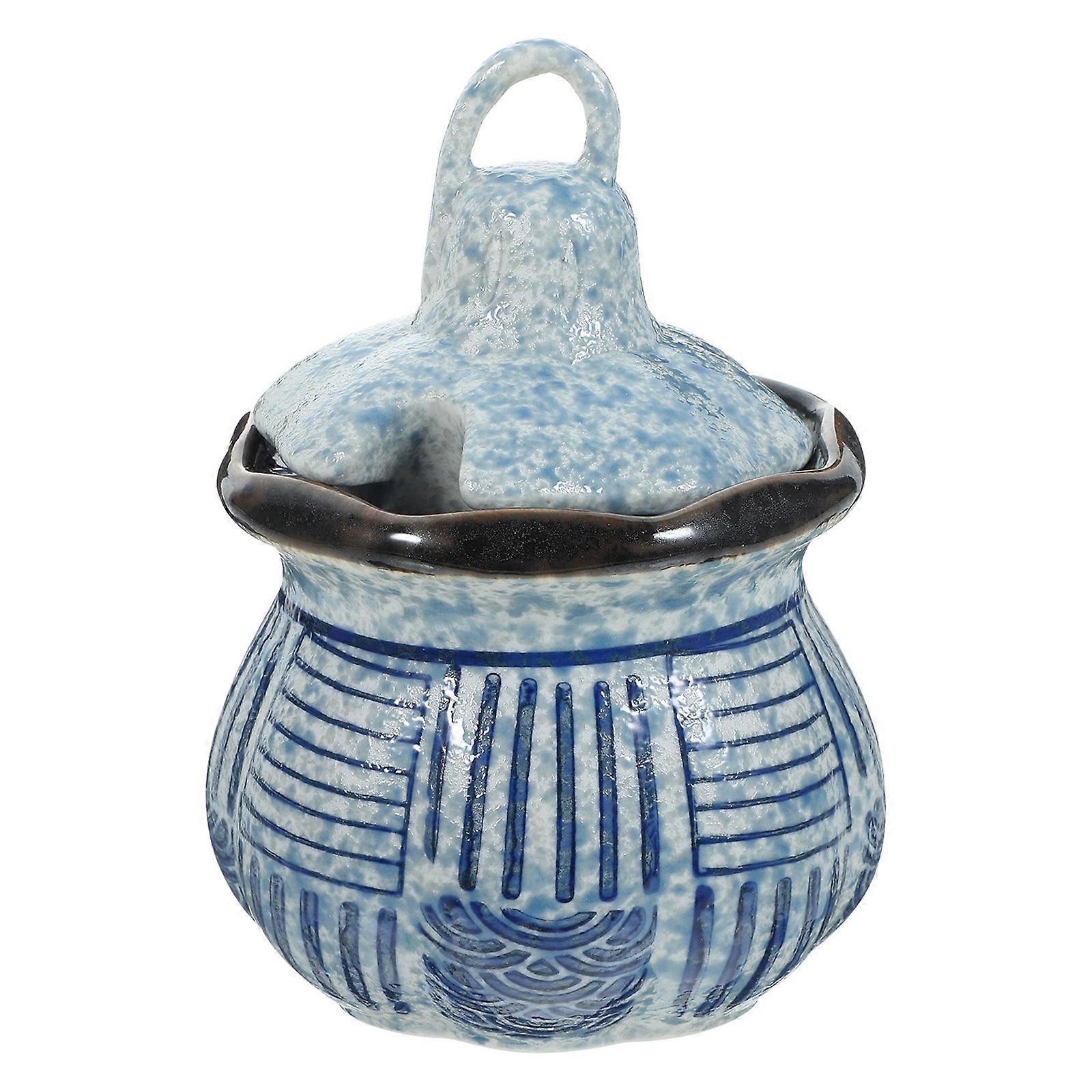 Here's a refined and engaging product description for a **Japanese Style Ceramic Sauce Dispenser (Vinegar and Shoyu Pot)** that highlights its