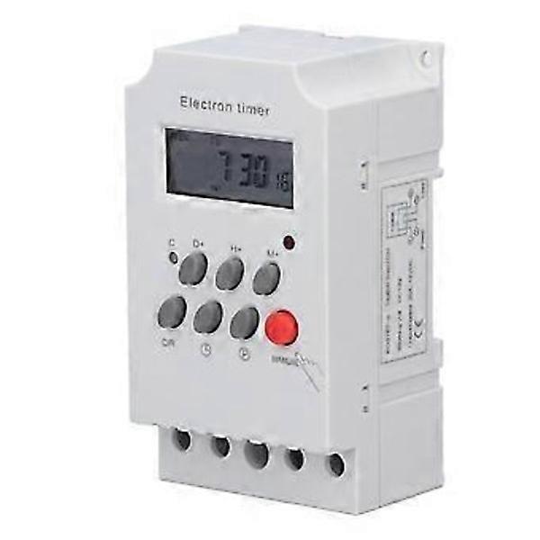 Electronic Timer Switch DIN Rail LCD Microcomputer Intelligent Controller KG316TII (DC 12V)