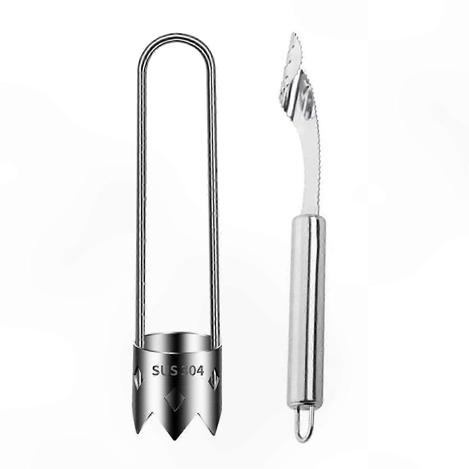 Kitchen Gadget for Removing Cores from Fruits and Vegetables Stainless Steel Tool for Easy Peppers and More Durable Design